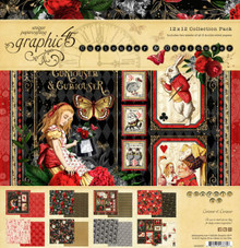 Graphic 45 12x12 Collection Pack- Curiouser & Curiouser