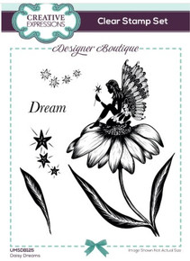 Creative Expressions- Designer Boutique A6 Clear Stamp Set- Daisy Dreams