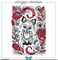 Creative Expressions- Designer Boutique A6 Clear Stamp Set- The Fox's Den