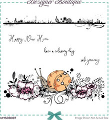 Creative Expressionse- Designer Boutique A6 Clear Stamp Set- Slow Jo Snail