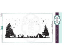 Creative Expressions- Designer Boutique Collection Pre Cut Rubber Stamp- Stargazing DL