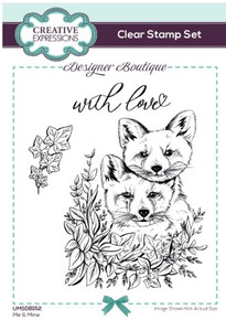 Creative Expressions- Designer Boutique A6 Clear Stamp Set- Me & Mine