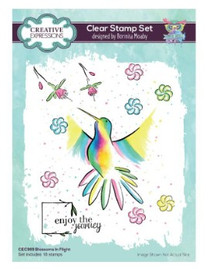 Creative Expressions- Bonnita Moaby A5 Clear Stamps- Blossoms In Flight