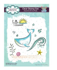 Creative Expressions- Bonnita Moaby A5 Clear Stamp Set- Summer Vibes