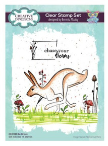 Creative Expressions- Bonnita Moaby A5 Clear Stamp Set- Be Brave