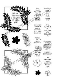 Creative Expression- John Lockwood Clear Stamp - Elements- Fern Frames