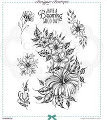 Creative Expressions- Designer Boutique A5 Clear Stamp Set- Blooming Day