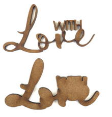 Creative Expressions- Art-Effex Boards- With Love MDF