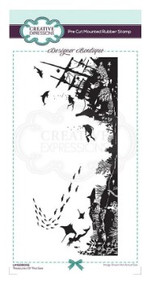 Creative Expressions- Pre Cut Rubber Stamp- Treasures of the Sea DL