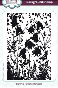Creative Expressions- Rubber Stamp- Dreamy Harebells 4 in x 6 in