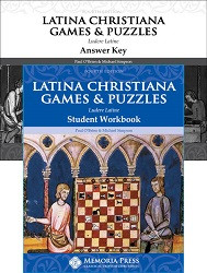 Latina Christiana Games and Puzzles Set 4th Edition