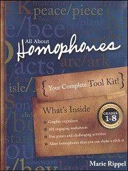 All About Homophones Activity Book