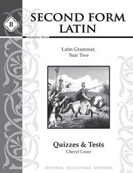 Second Form Latin Quizzes and Tests