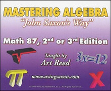 Saxon Math 8/7 Mastering Algebra "John Saxon's Way" Thumb Drive