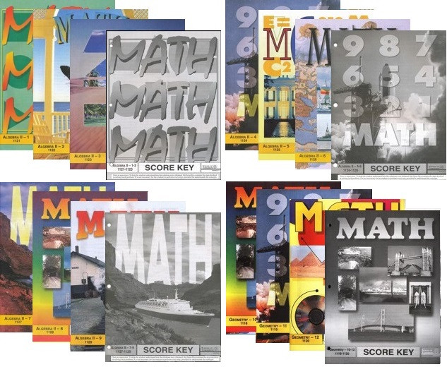 School of Tomorrow / ACE Math Grade 11 #11121 - 1132 Algebra 2