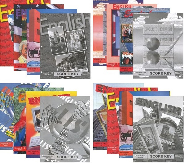School of Tomorrow / ACE English III Grade 11 #1121 - 1132 with