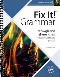 Fix It! Grammar: Level 4 Mowgli and Shere Khan Teacher's Manual