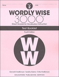 Wordly   Wise 3000 Grade 2 Tests 4th Edition