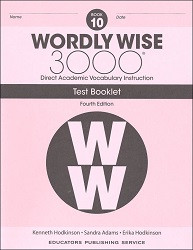 Wordly  Wise 3000 Grade 10 Tests 4th Edition