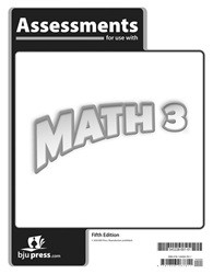 Math 3 Assessments (5th edition)