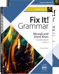Fix It! Grammar: Level 4 Mowgli and Shere Khan SET