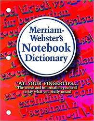 *One Free Book With Every $50* - Merriam-Webster's Notebook Dictionary