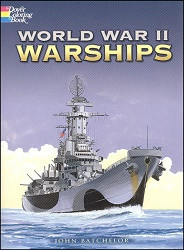 World War II Warships Coloring Book