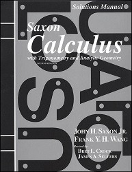 Saxon Math Calculus Solution (2nd Edition)