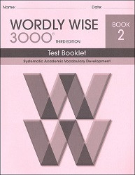 Wordly Wise 3000 Grade  2 Test