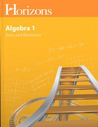 Horizons Math Eighth Grade Algebra 1 Student Tests & Resources Book