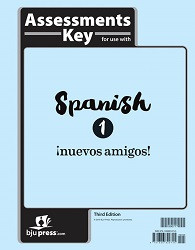Spanish  1 Assessments Answer Key (3rd ed.)
