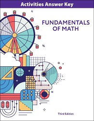 Fundamentals of  Math Student Activities Answer Key (3rd Ed.)