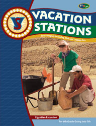 Vacation Stations: Grade 6 Egyptian Excursion (for 6th gd. going into 7)