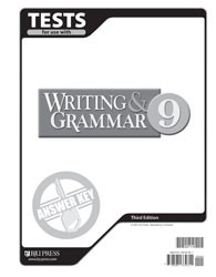 Writing and Grammar 9 Test Answer Key (3rd Ed.)