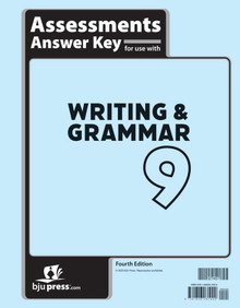 Writing & Grammar 9 Assessments Answer Key (4th ed.)