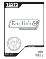 English 6 Test Answer Key (2nd Ed.)