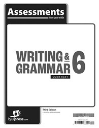 Writing & Grammar 6 Assessments (3rd edition)