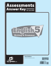 English 5 Assessments Answer Key (3rd ed.)