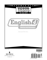 English 4 Test Answer Key (2nd Ed.)