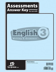 English 3 Assessments Answer Key (3rd Ed.)