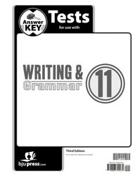 Writing and Grammar 11 Test Answer Key (3rd Ed.)