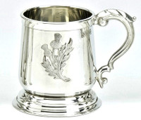 Pewter Tankard - Thistle Badge