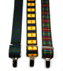 Our Green Plaid, Scottish Royal Lion, and Red Plaid designs