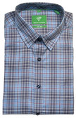 Forsyth of Canada Tailored Fit Non-Iron Long Sleeve Multi Check Sport Shirt 8889-SKY