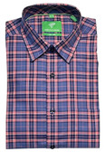 Forsyth of Canada Tailored Fit Non-Iron Long Sleeve Multi Check Sport Shirt 8975-ROS