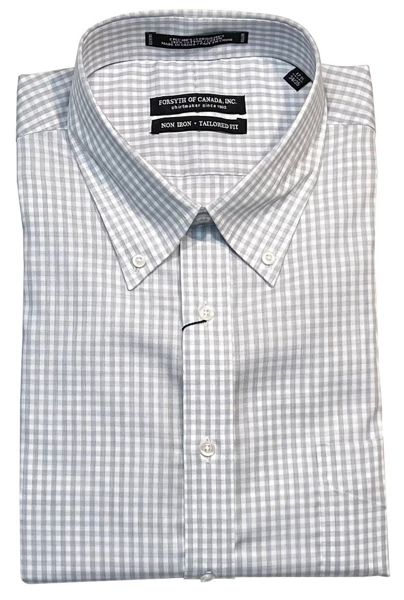 Forsyth of Canada Non-Iron Tailored Fit Long Sleeve Dress Shirt (8836-914)  - Dick Anthony Ltd.