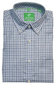 Forsyth of Canada Tailored Fit Non-Iron Long Sleeve Mini Check Sport Shirt 8999-RIV