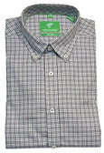 Forsyth of Canada Tailored Fit Non-Iron Long Sleeve Mini Check Sport Shirt 9000-PIN