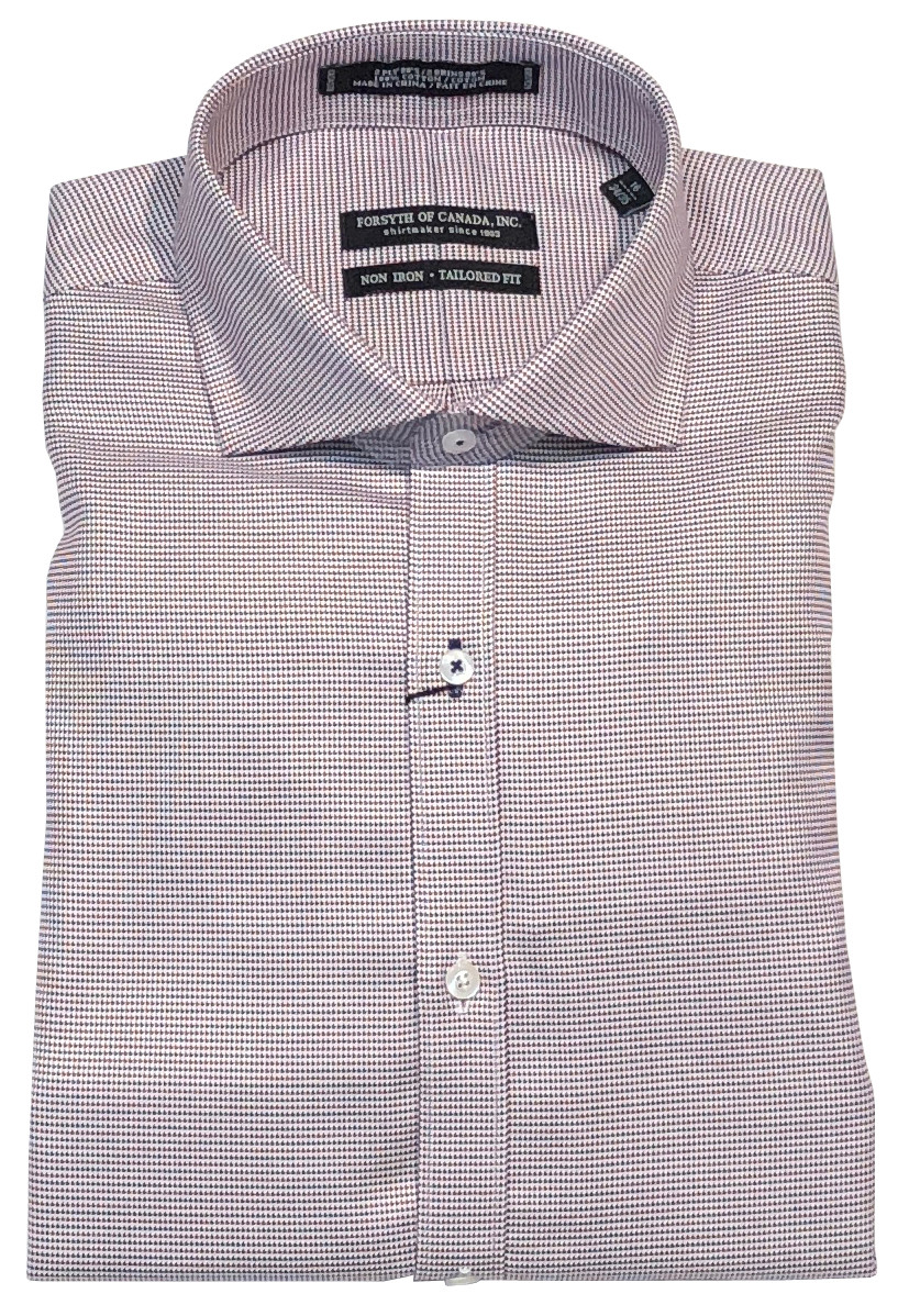 Forsyth of Canada Non-Iron Tailored Fit Long Sleeve Dress Shirt (8481-514)  - Dick Anthony Ltd.
