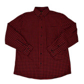 FX Fusion Red/Black Check Brushed Flannel Sportshirt